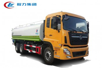 東風天龍后雙橋灑水車